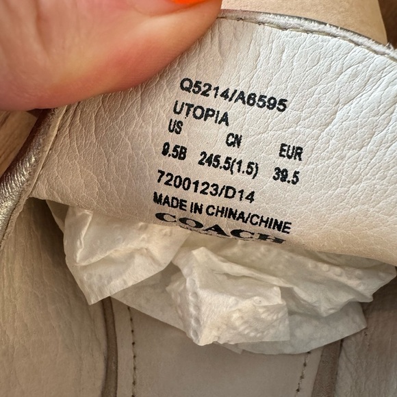 Coach Utopia Leather Loafers - Picture 6 of 11